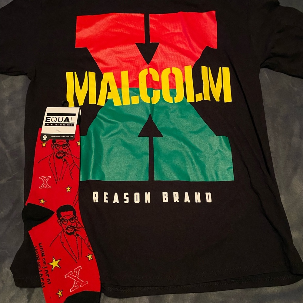 Malcolm X Shirts+Socks